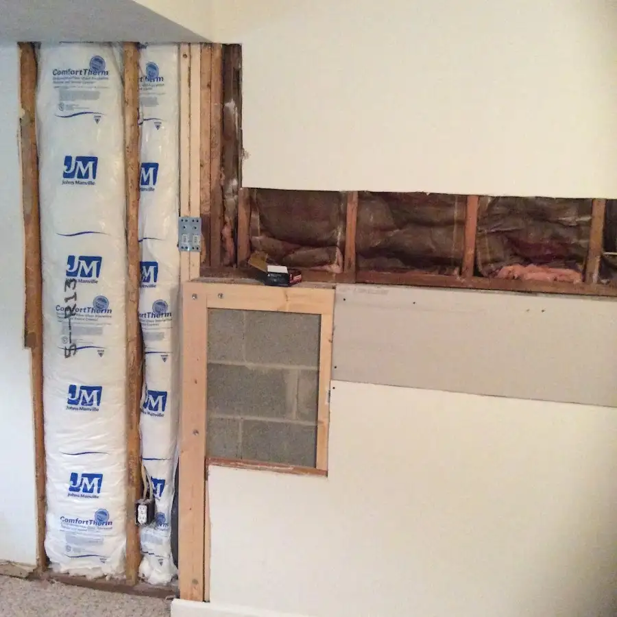 Wall insulation replacement during Odor Removal & Deodorization in New Fairfield